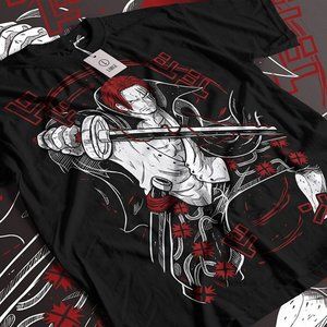 Shanks One Piece Manga Pirate T-Shirt Tee